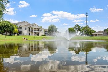 Community Pond with Fountain